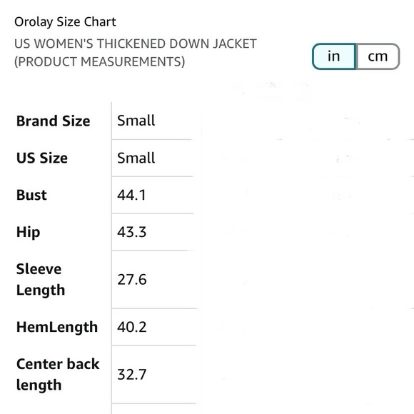 Orolay Women’s Thickened Down Jacket - Small, Green - Picture 15 of 15